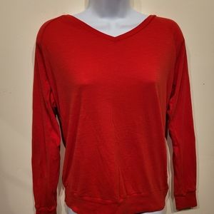 Victoria's Secret red long sleeve tee shirt